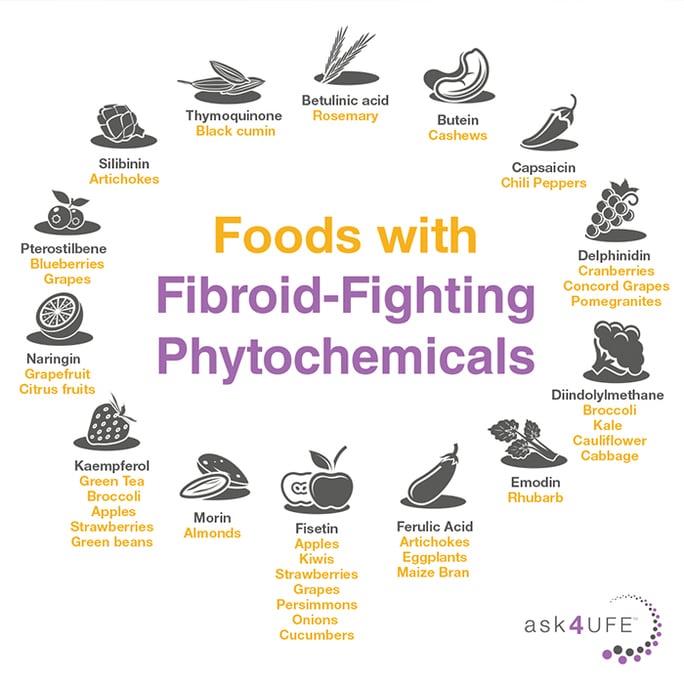 Foods & Phytochemicals A New Area of Fibroid Research  ask4UFE